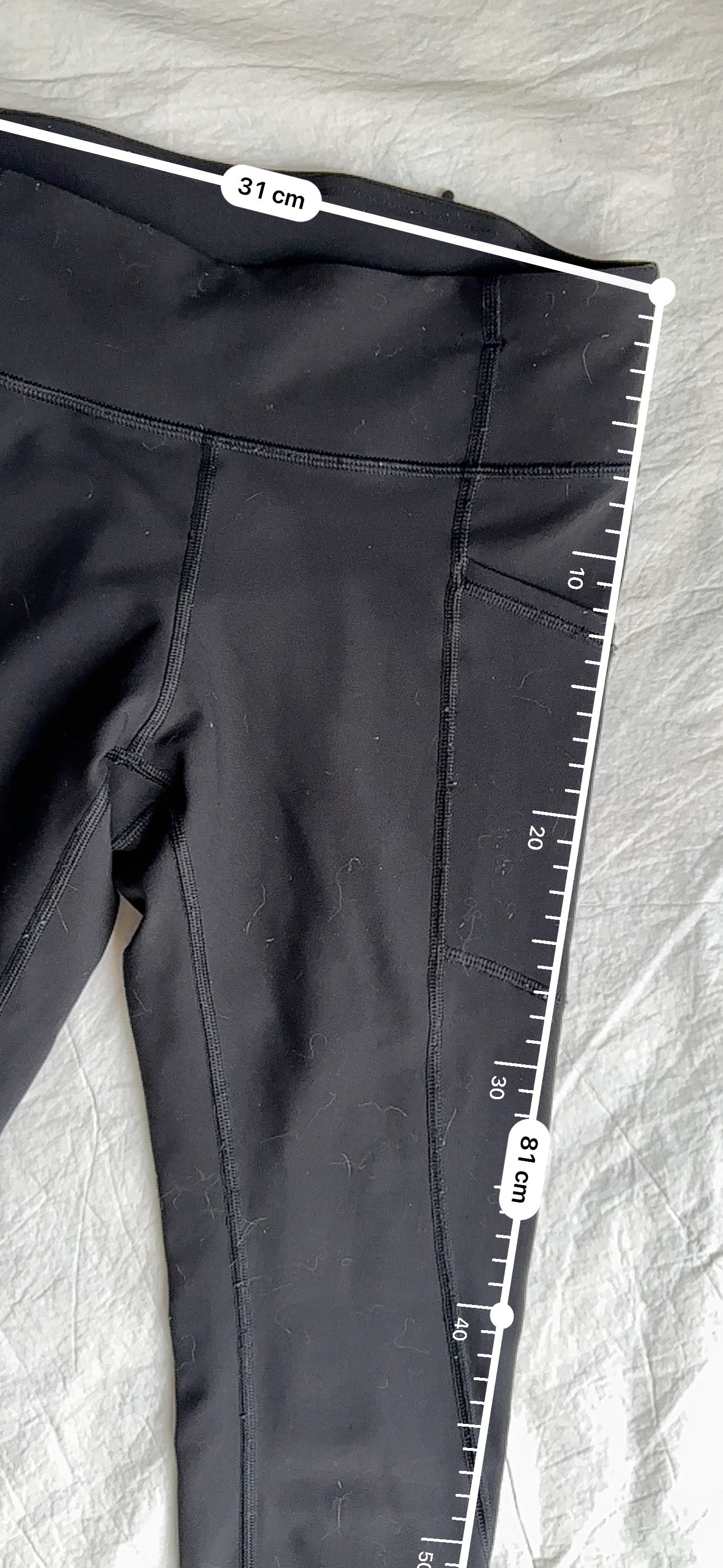 Legging 4 Lululemon negro/reflejantes