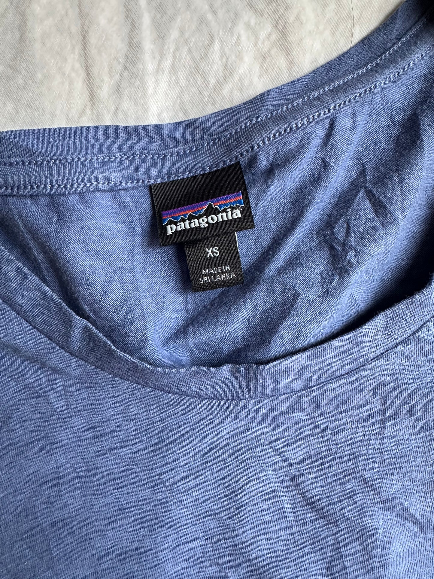 Playera XS Patagonia azul