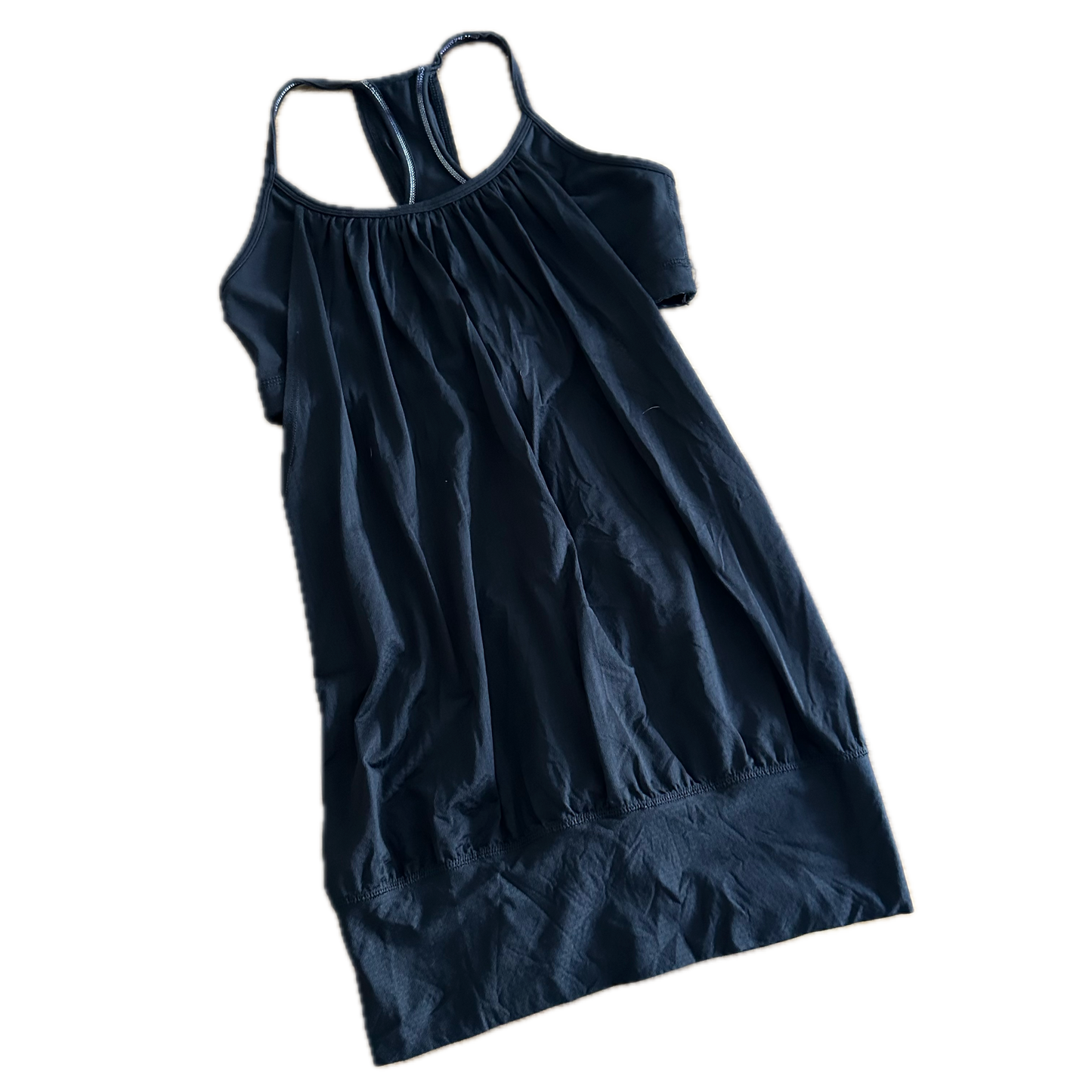 Tank top 6 negra holgadita