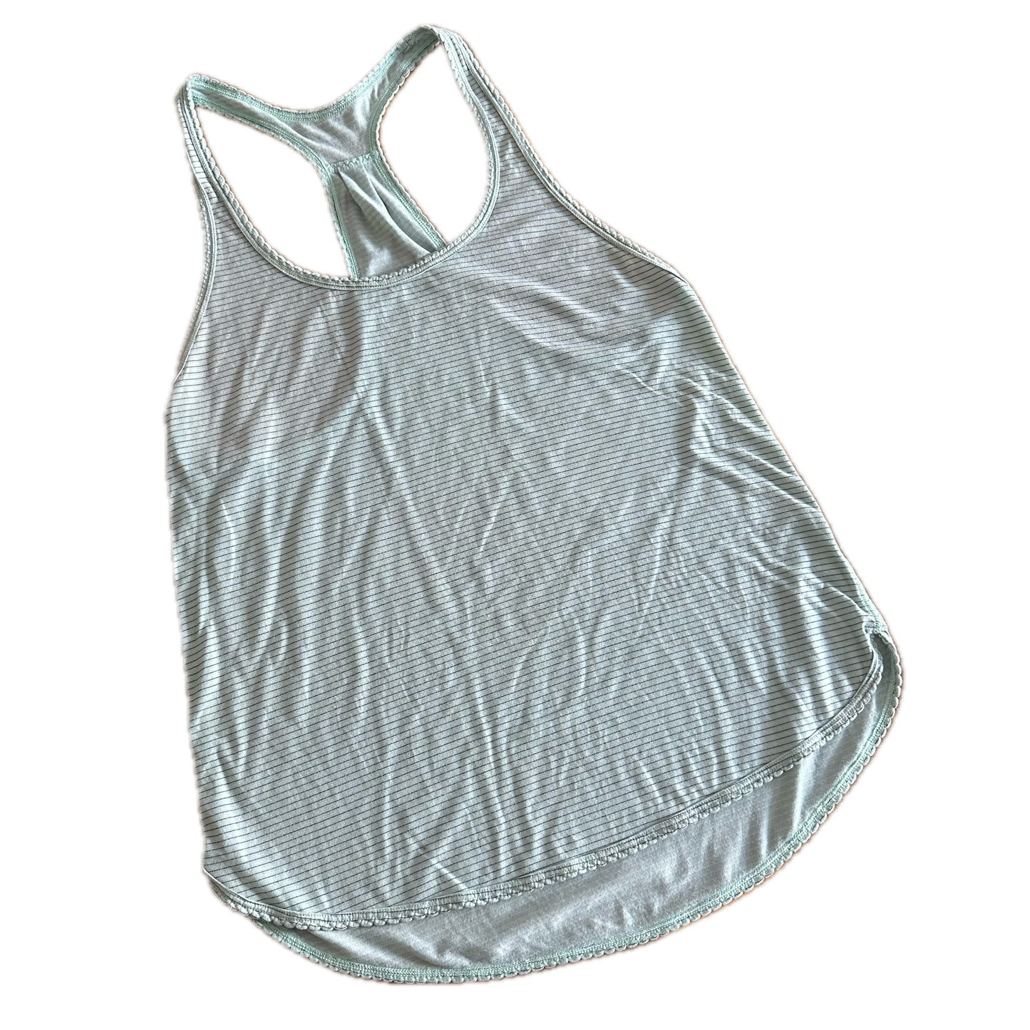 Tank 6 gris claro de algodón