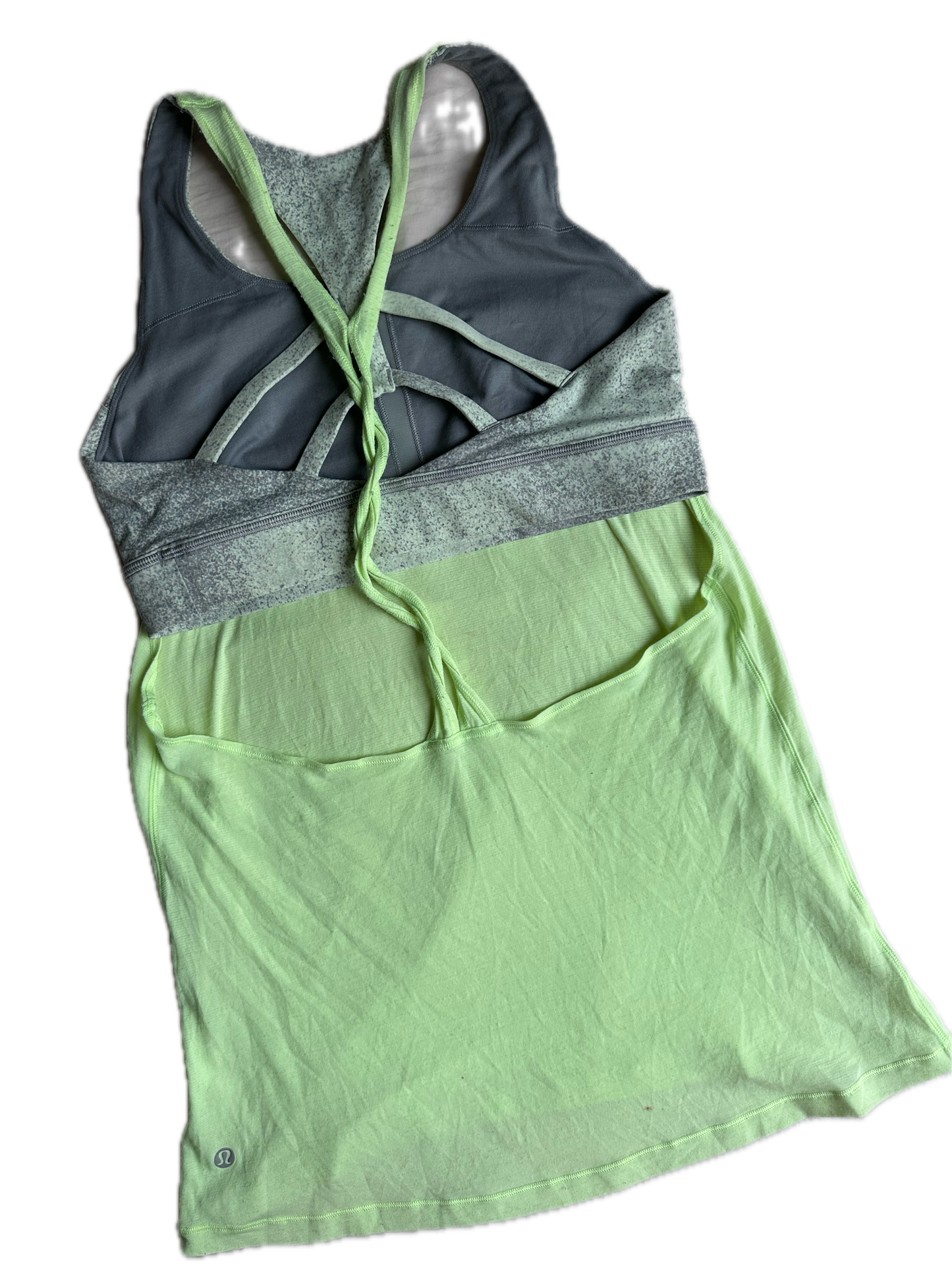 Tank top 10 Lululemon verde limón