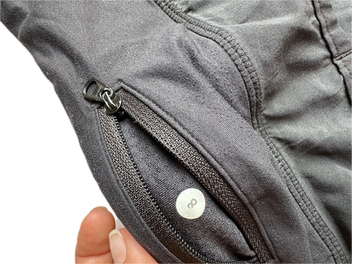 Short 8 Lululemon negro