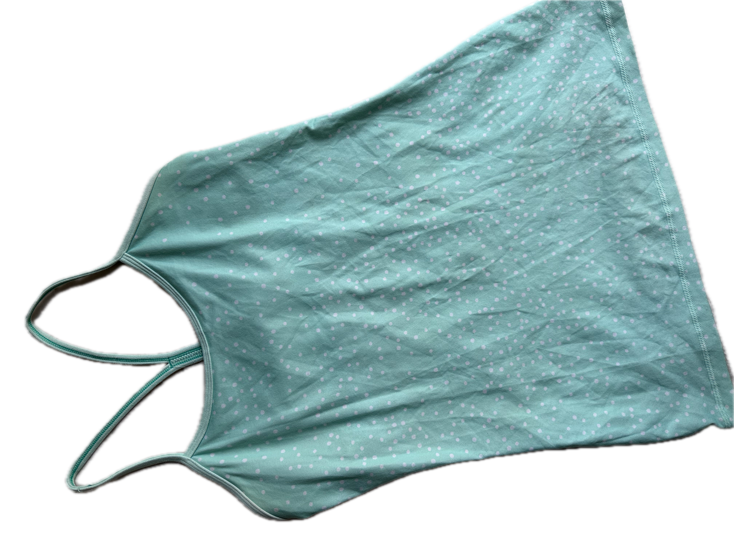 Tank 6 Lululemon verde/puntitos blancos
