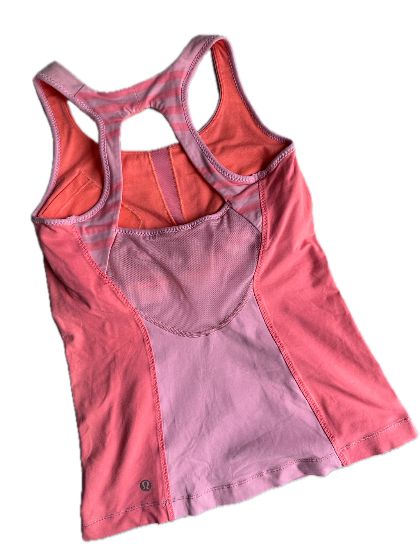 Tank top 4 Lululemon rosa rayas