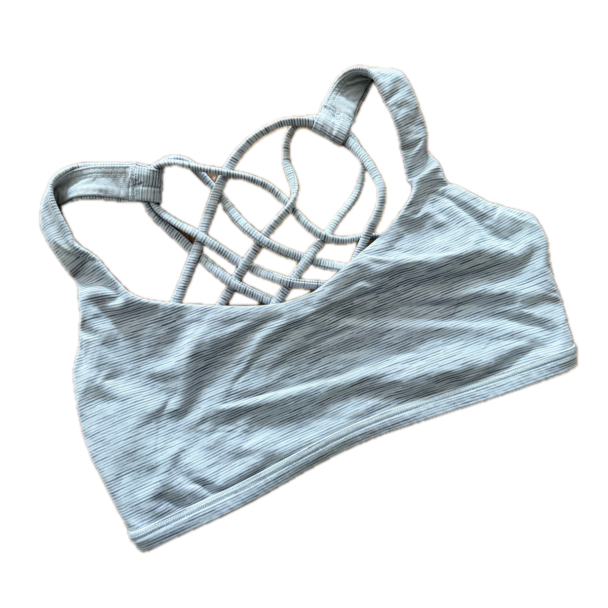 Top talla 6 rayitas grises