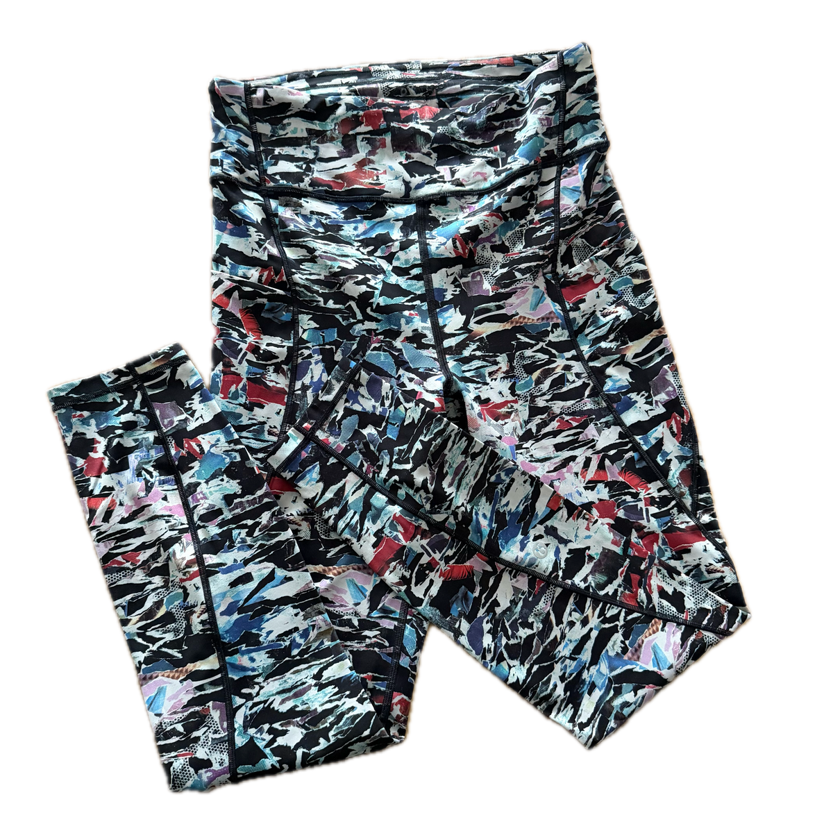 Legging talla 8 estampado azul