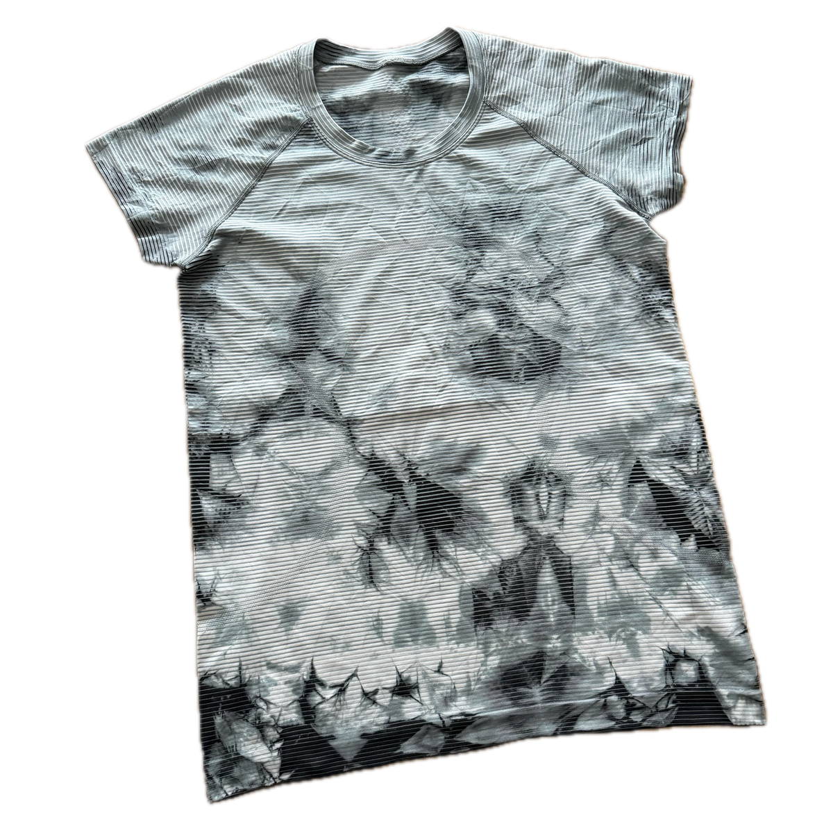 Playera talla 10 tie dye gris