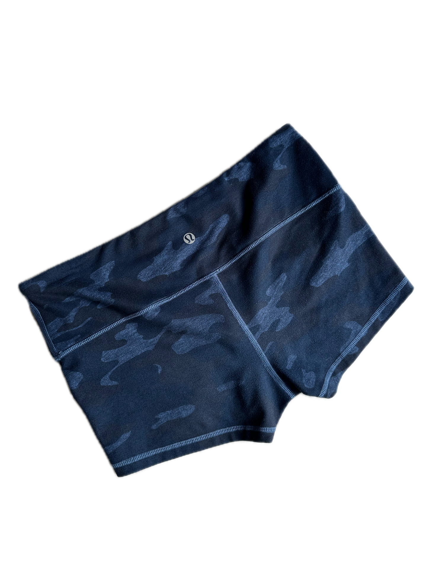Short lycra 6 camo azul