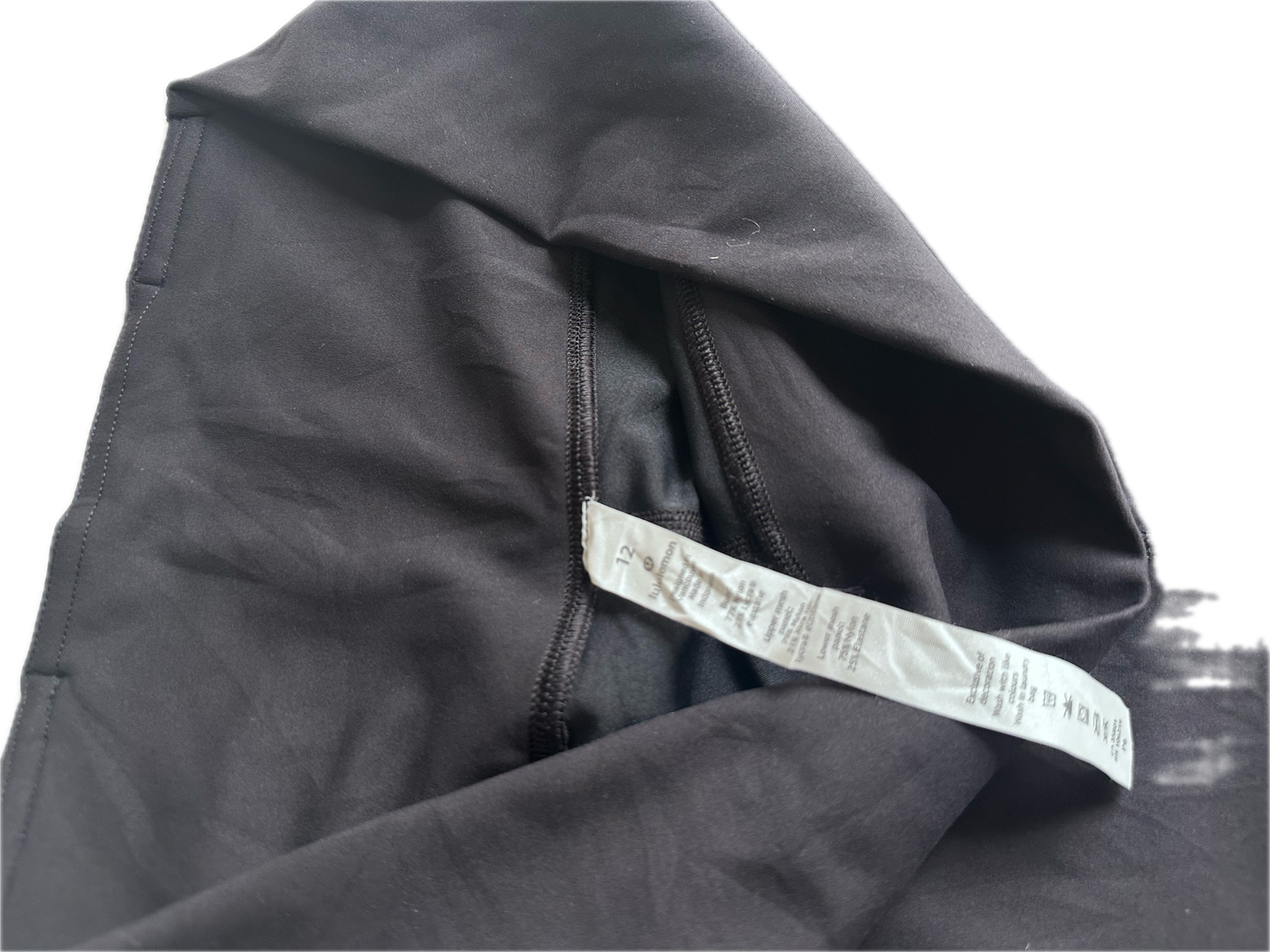 Legging 12 diseño transparencias negro