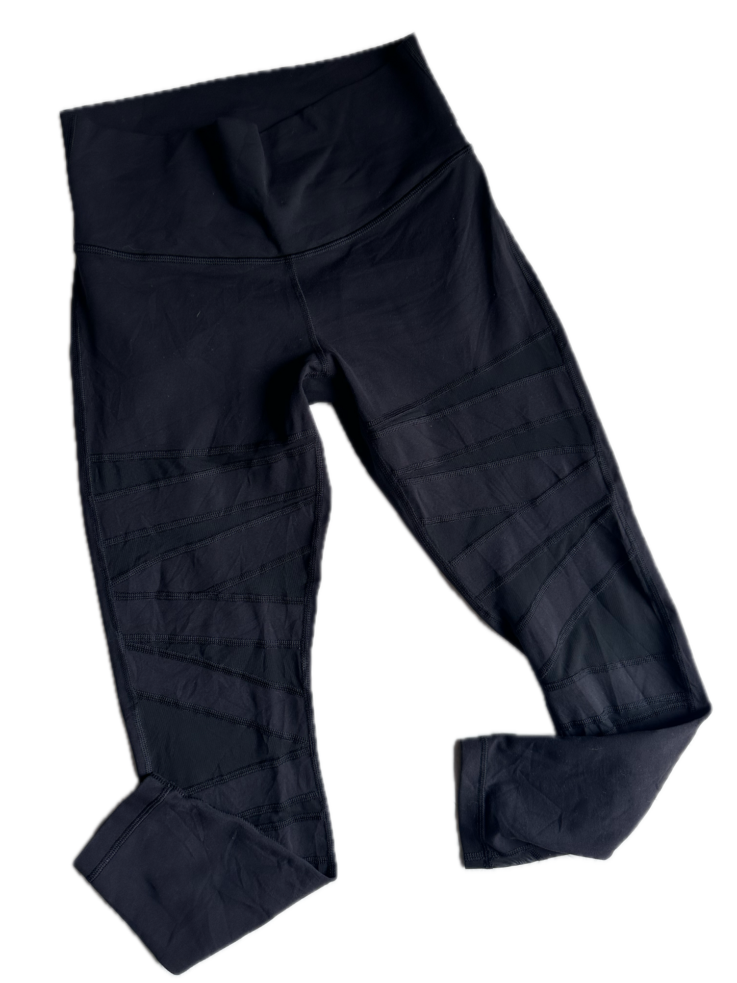 Legging 8 negro diseño parches frontal