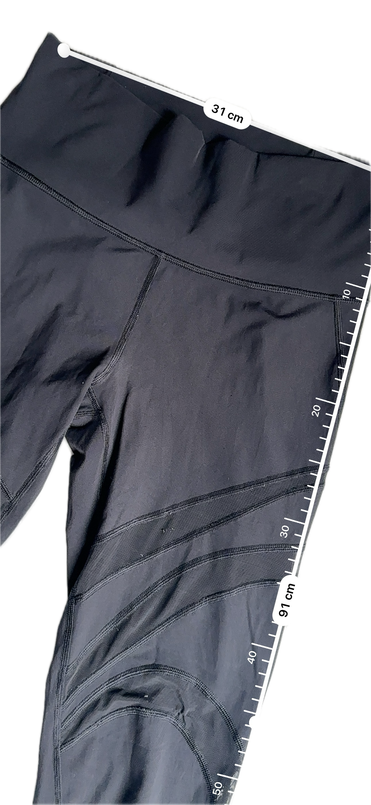 Legging 10 negro transparencias
