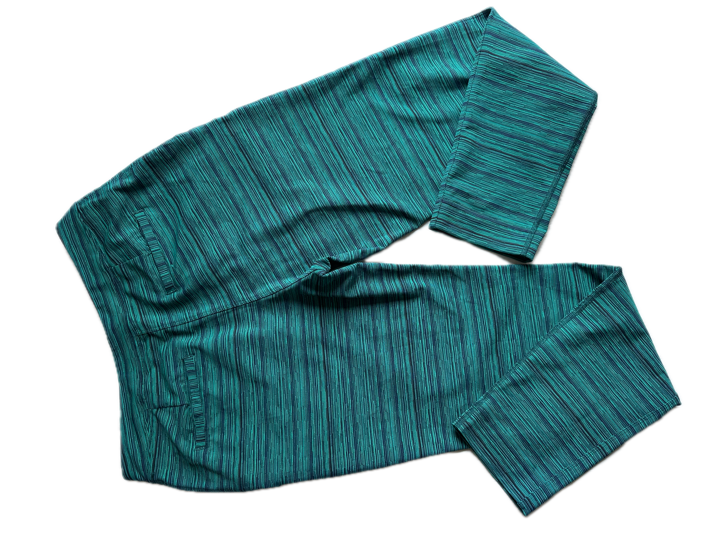 Jogger 6 verde de rayas