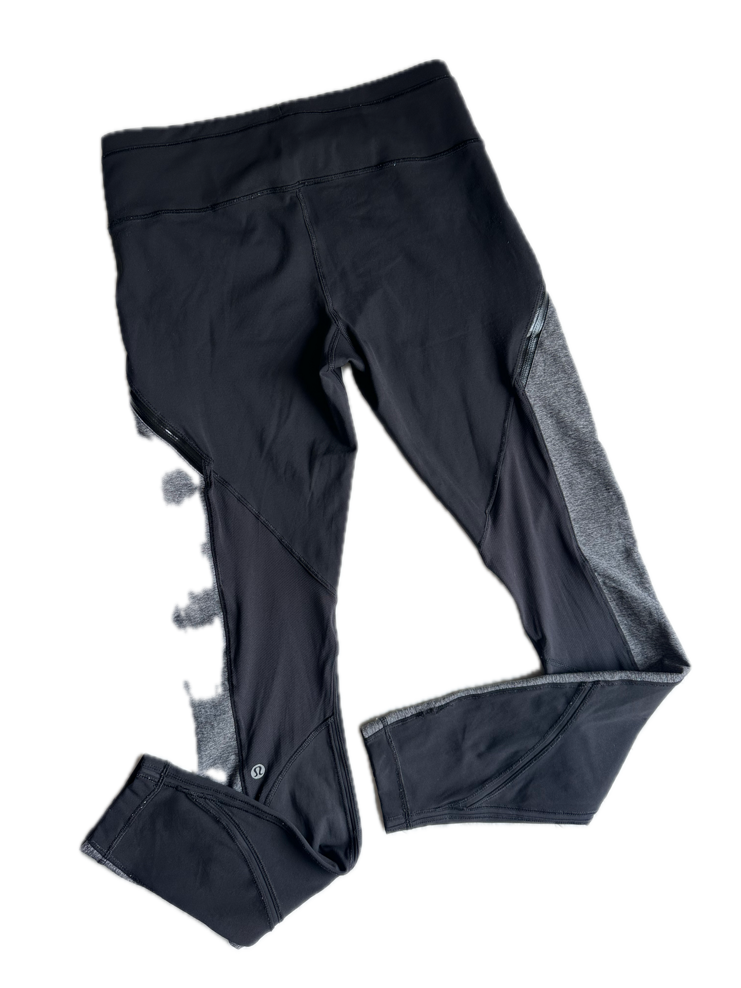 Legging 6 negro laterales gris