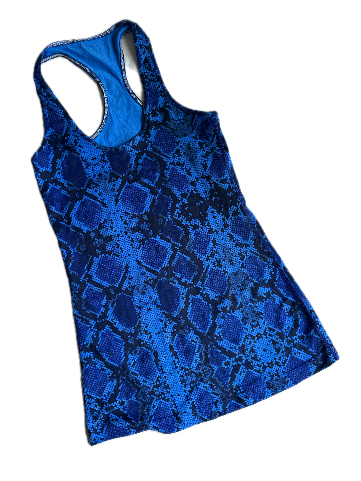 Tank top 4 print azul rey