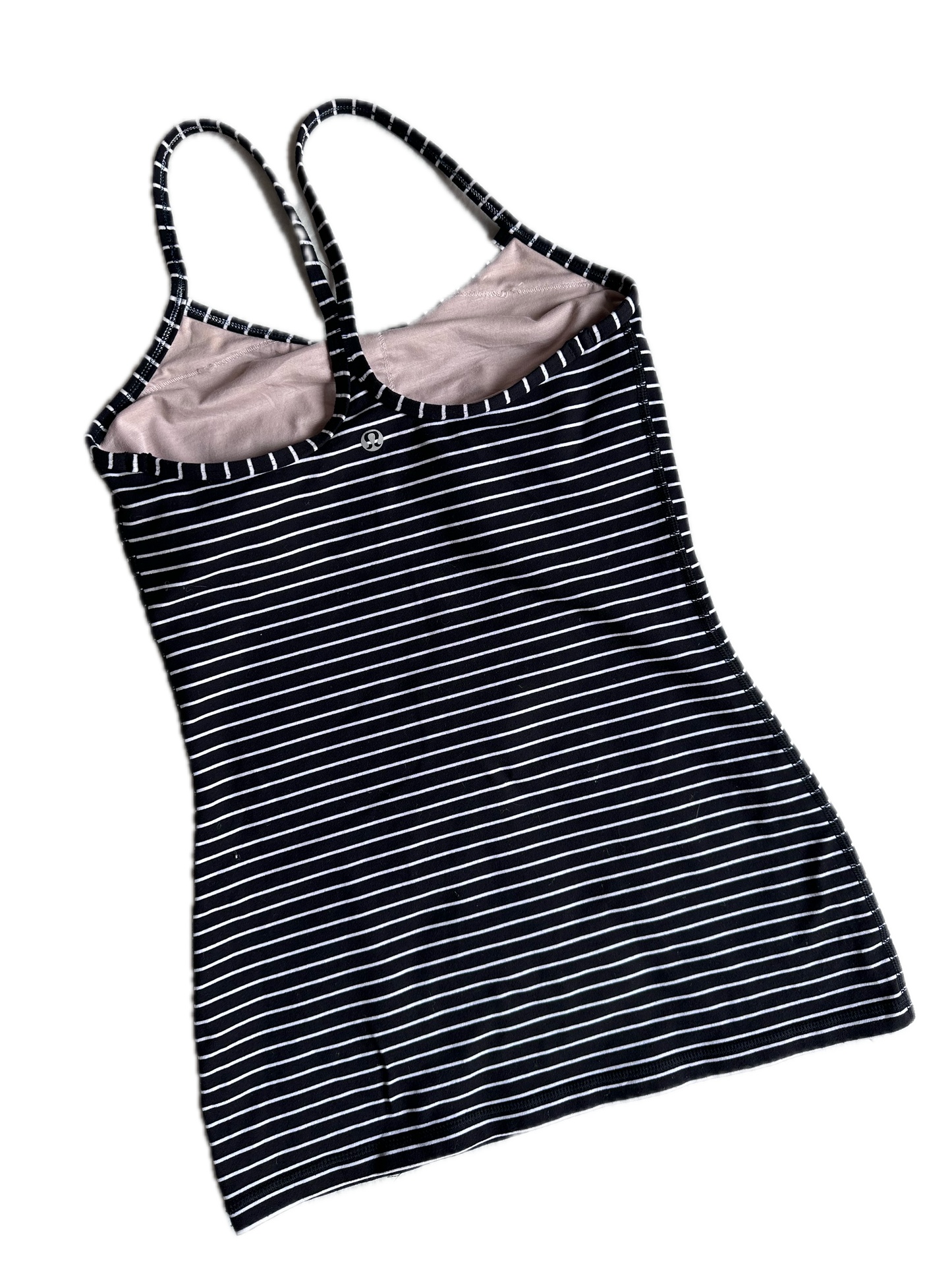 Tank top 4 rayas azul marino/blanco