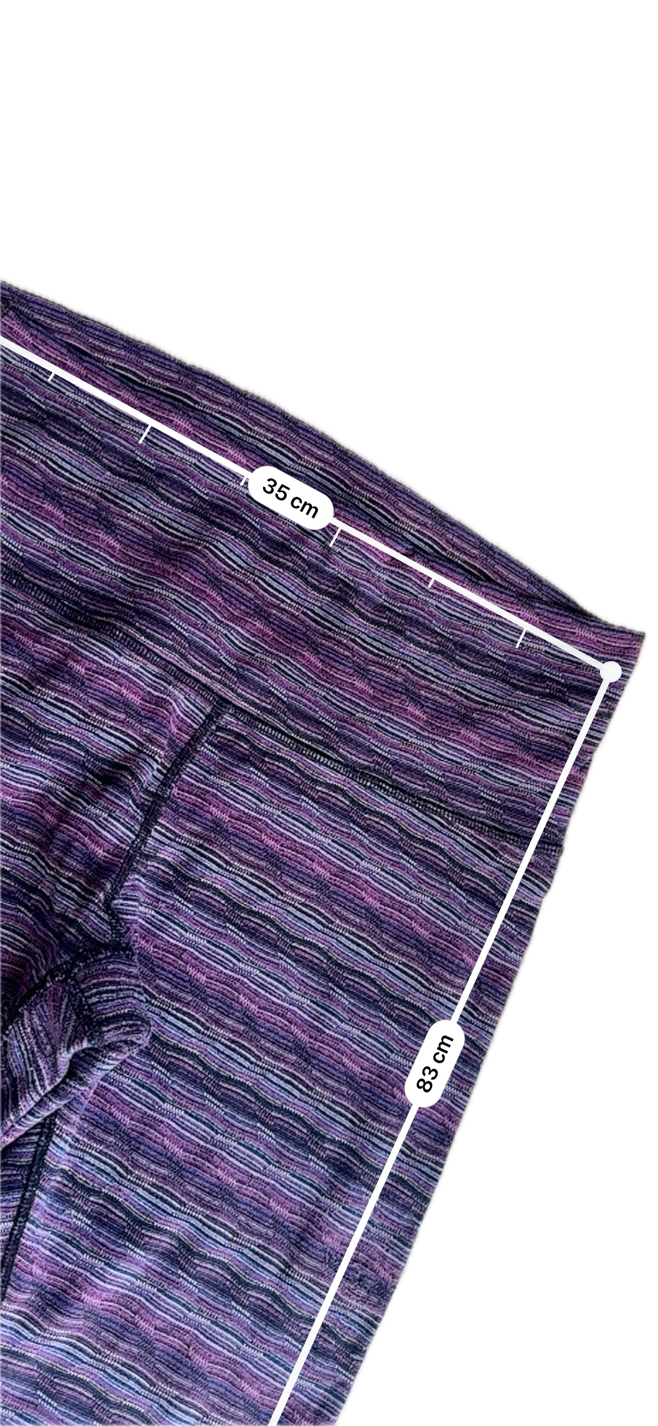 Legging 8 rayas moradas