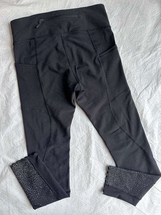 Legging 4 Lululemon negro/reflejantes