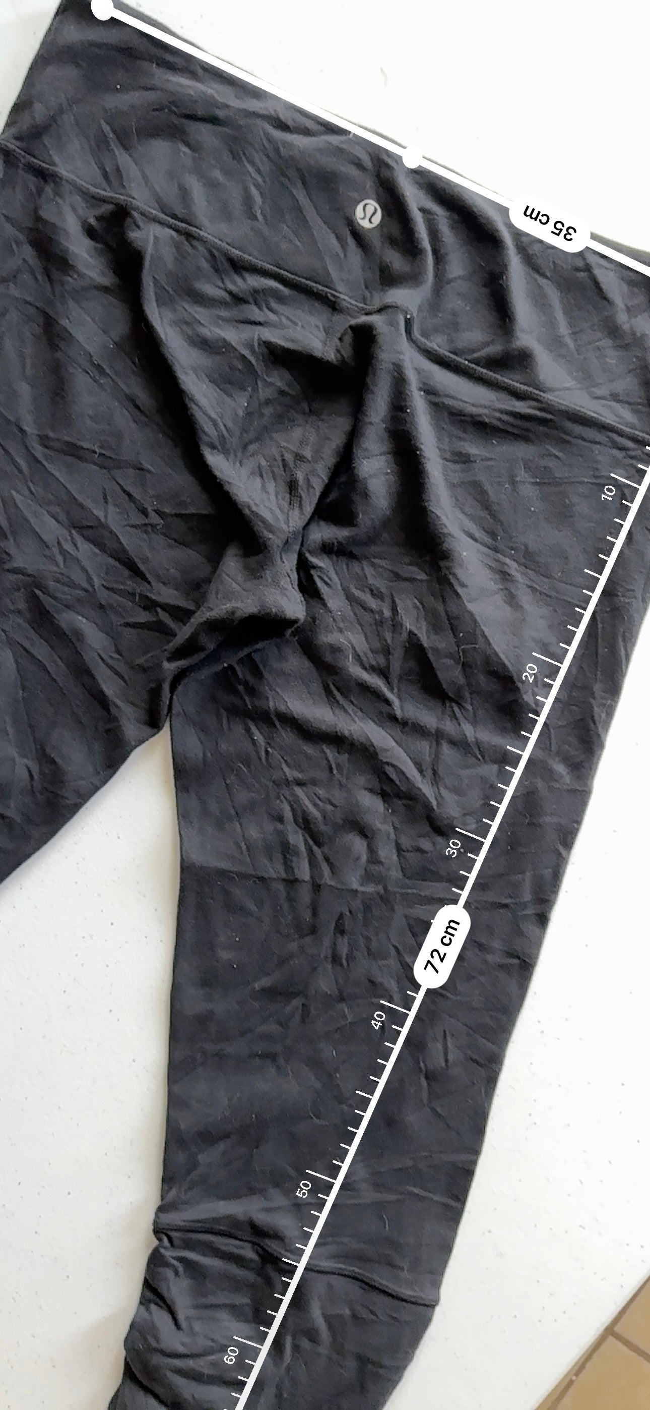 Legging ¾ 10 Lululemon negro