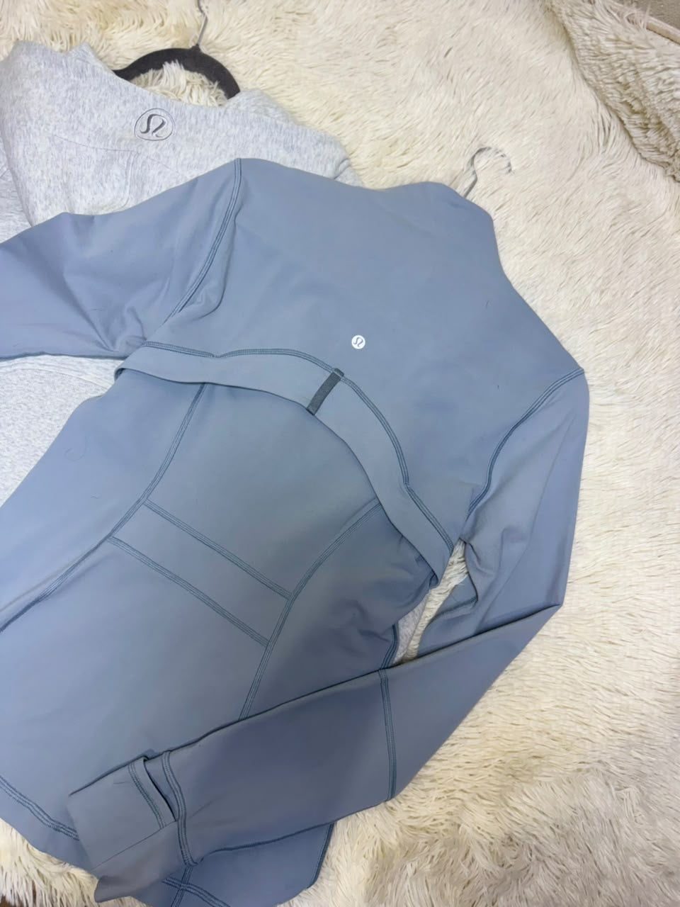 Define jacket azul talla 8