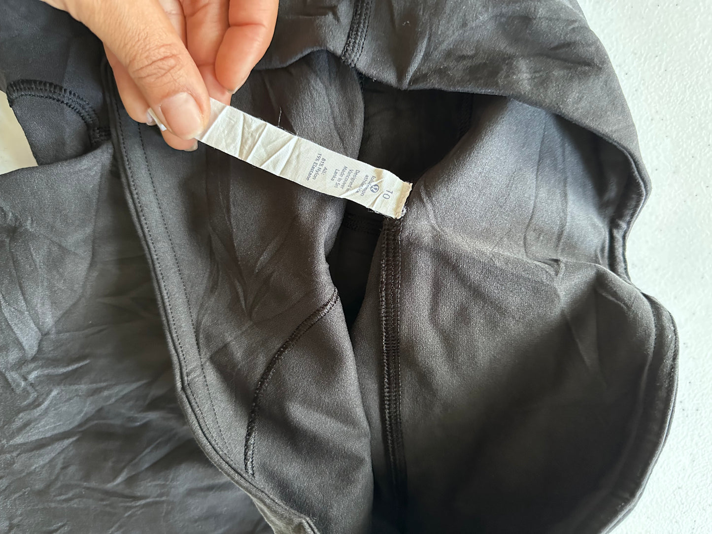 Leggings 3/4 10 Lululemon negro