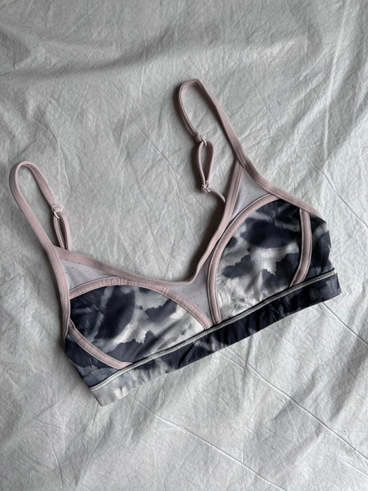 Top 4 Lululemon print gris/rosa