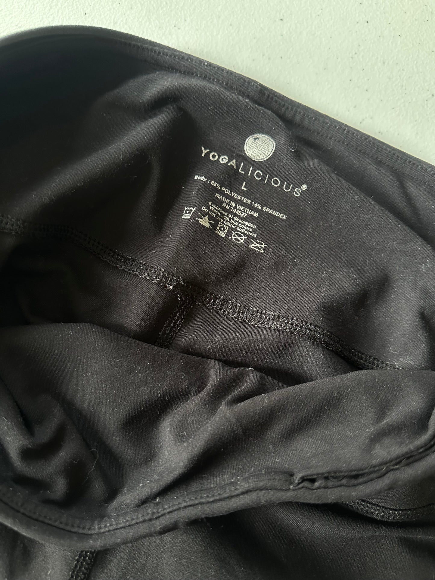 Legging L Yogalicious negro