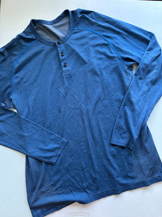 Playera L Lululemon azul