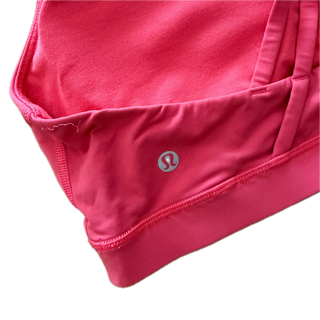 Top talla 12 rosa espalda cruzada