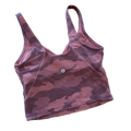 Crop top Lululemon 2XCH camo rosas