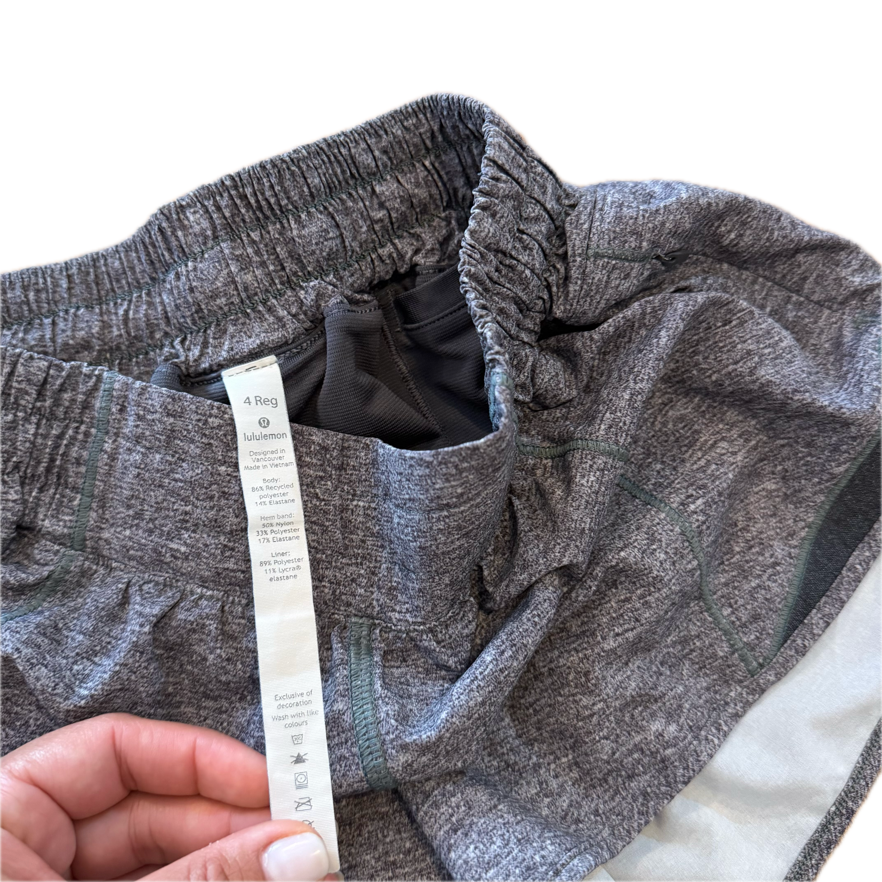 Short Lululemon XCH print gris