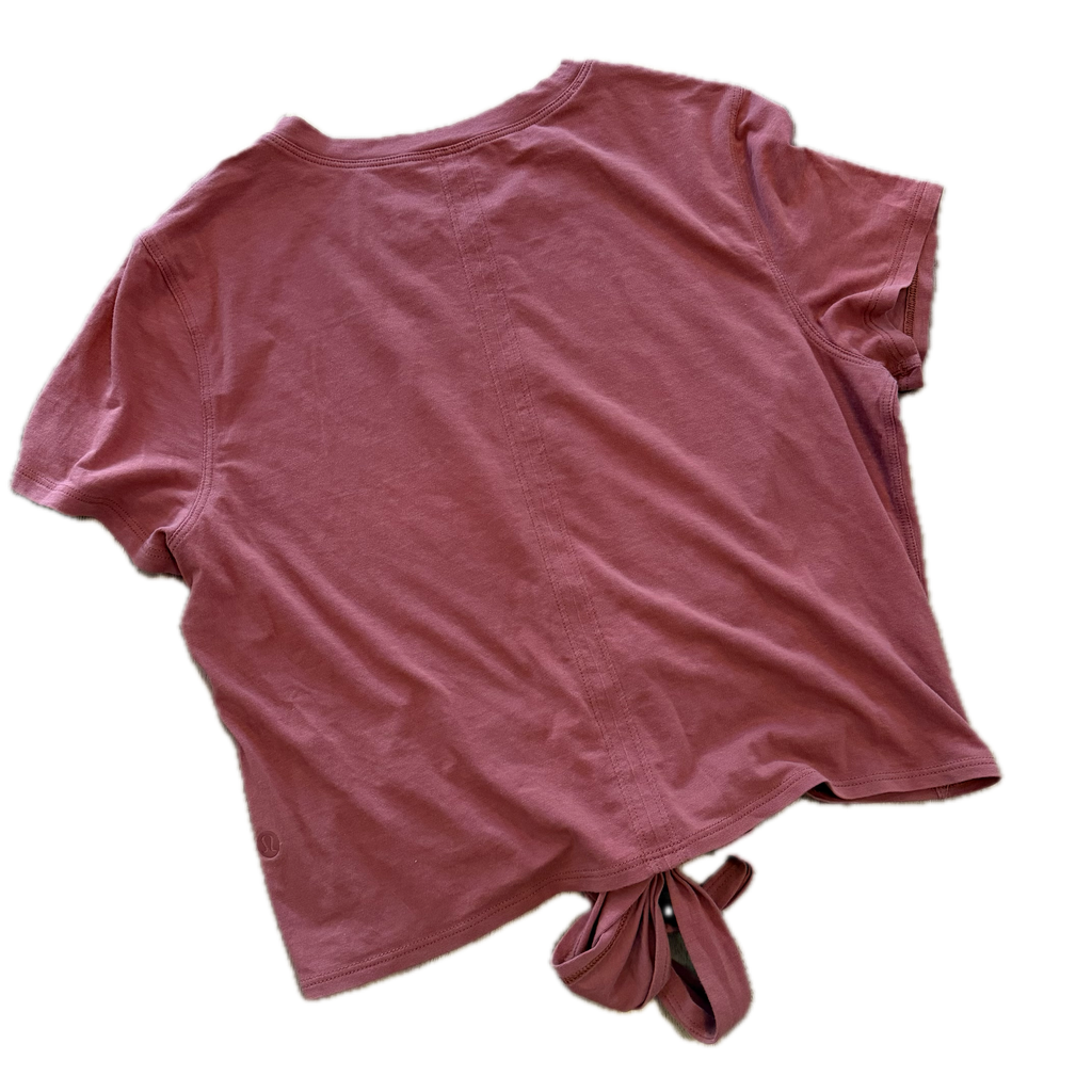 Crop tank Lululemon XCH rosa