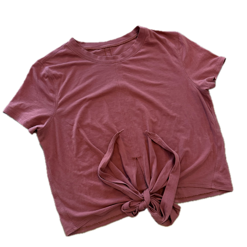 Crop tank Lululemon XCH rosa