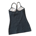 Tank top talla 4 de rayas negro y blanco