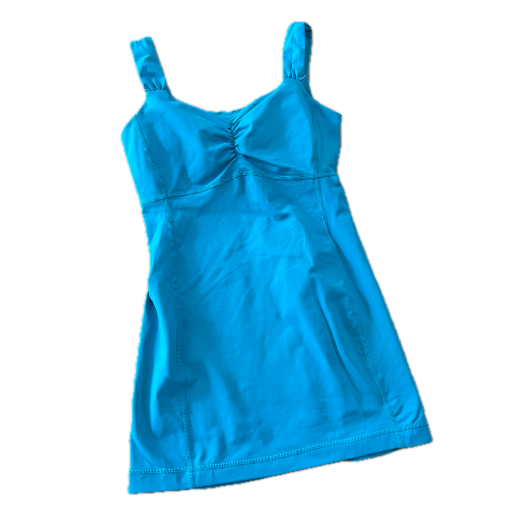 Tank top talla 4 azul aqua