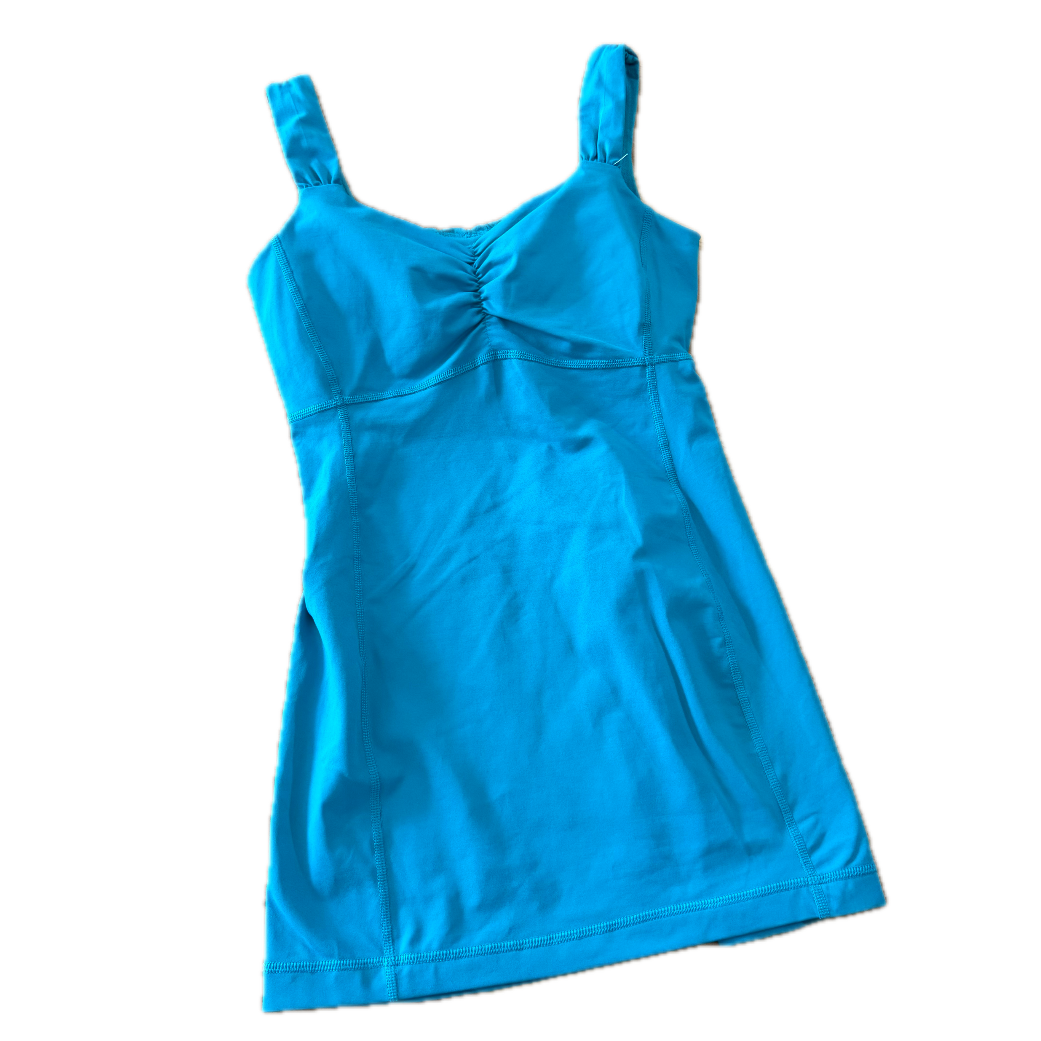 Tank top talla 4 azul aqua
