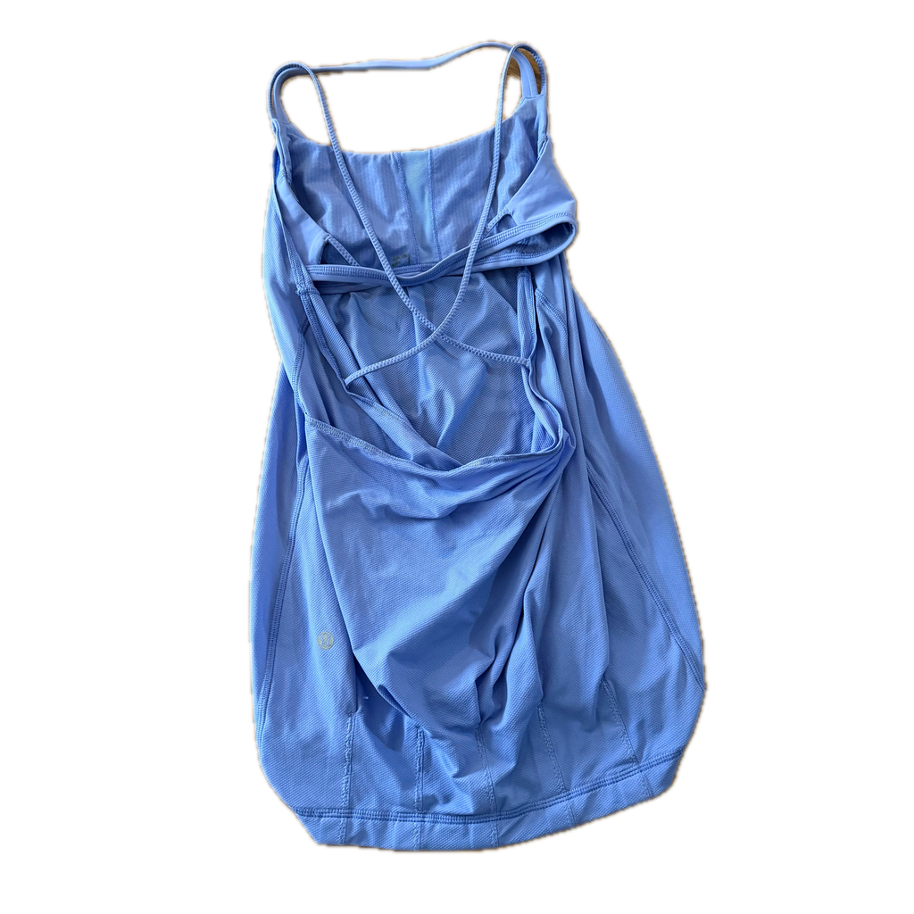Tank top talla 4 azul fit holado