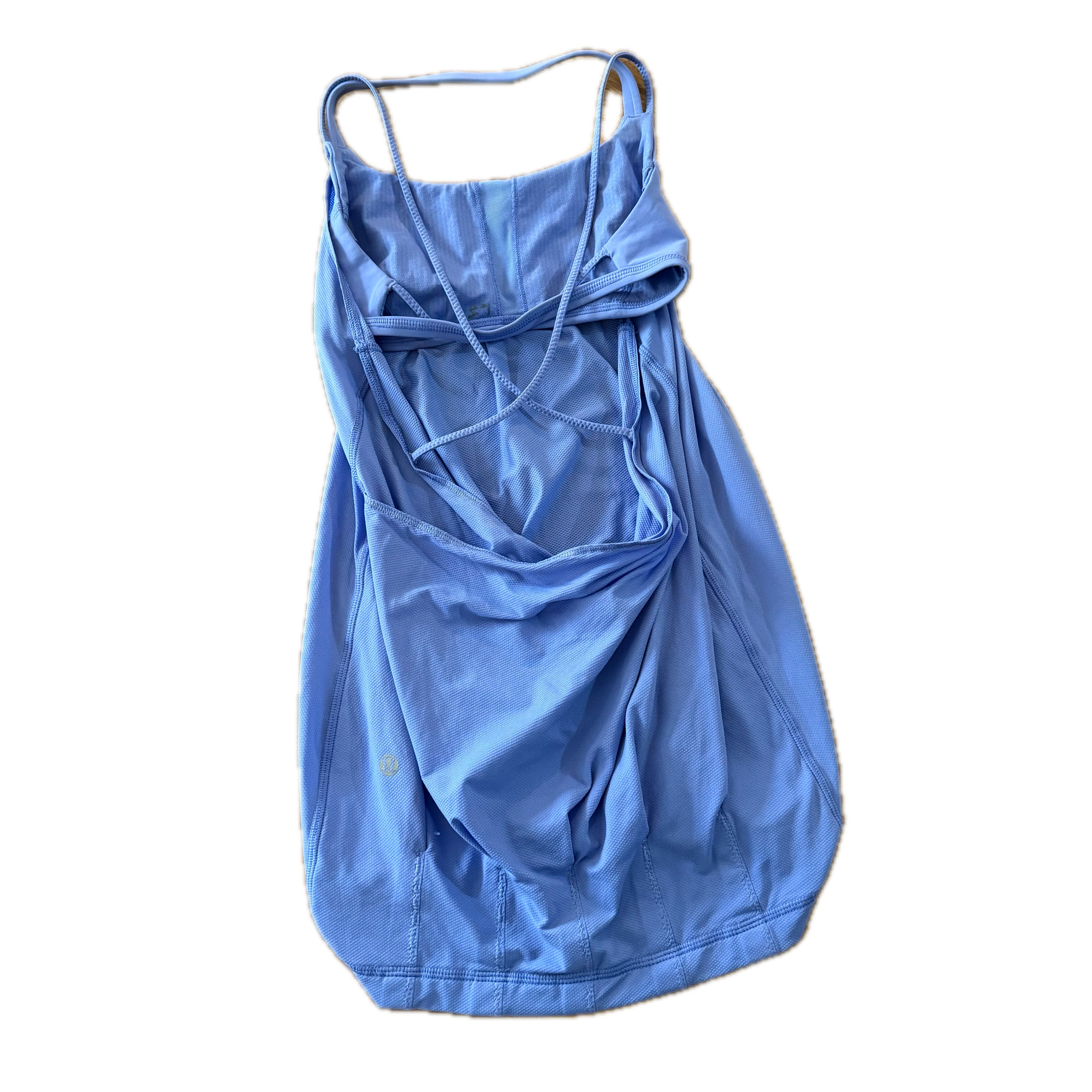 Tank top talla 4 azul fit holado