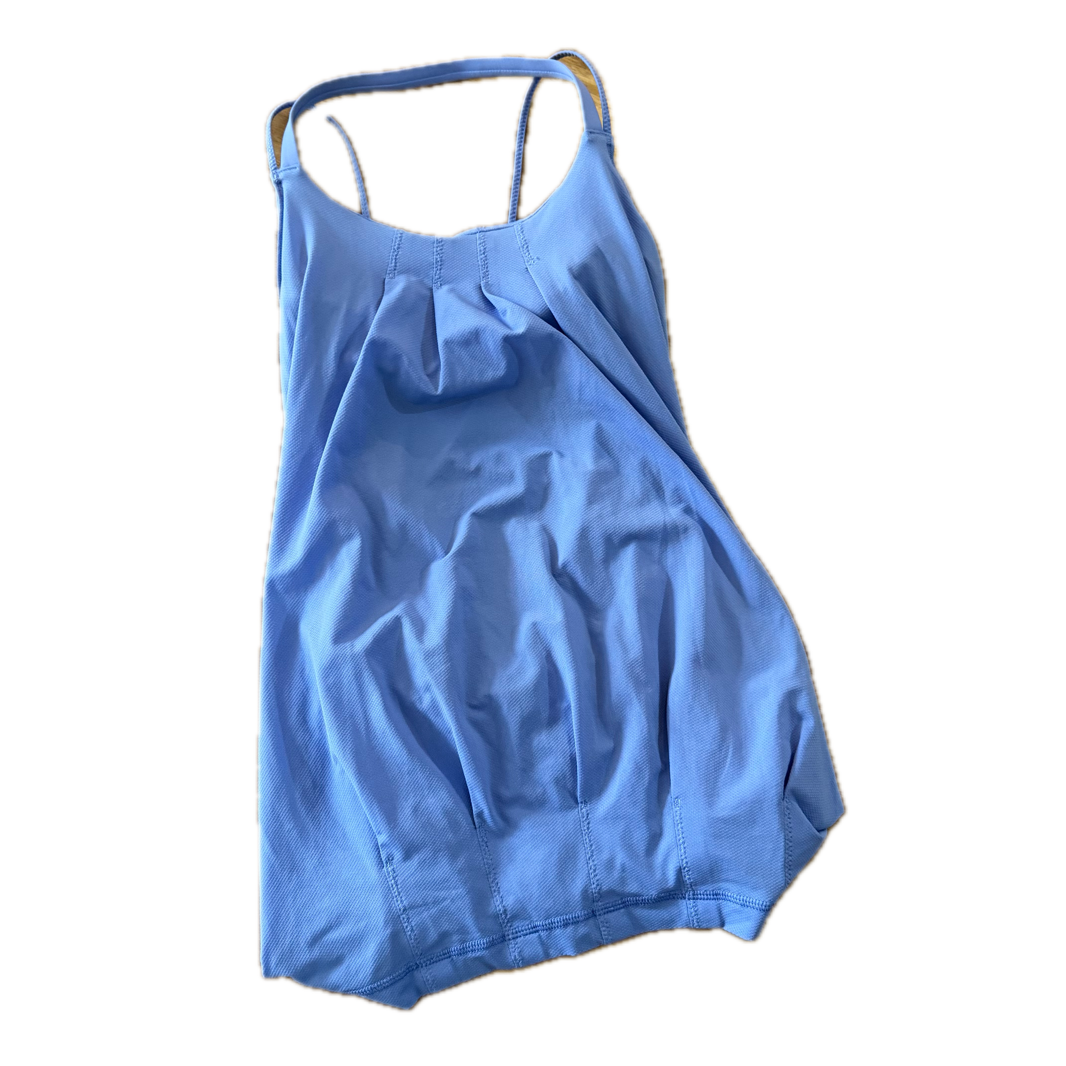 Tank top talla 4 azul fit holado