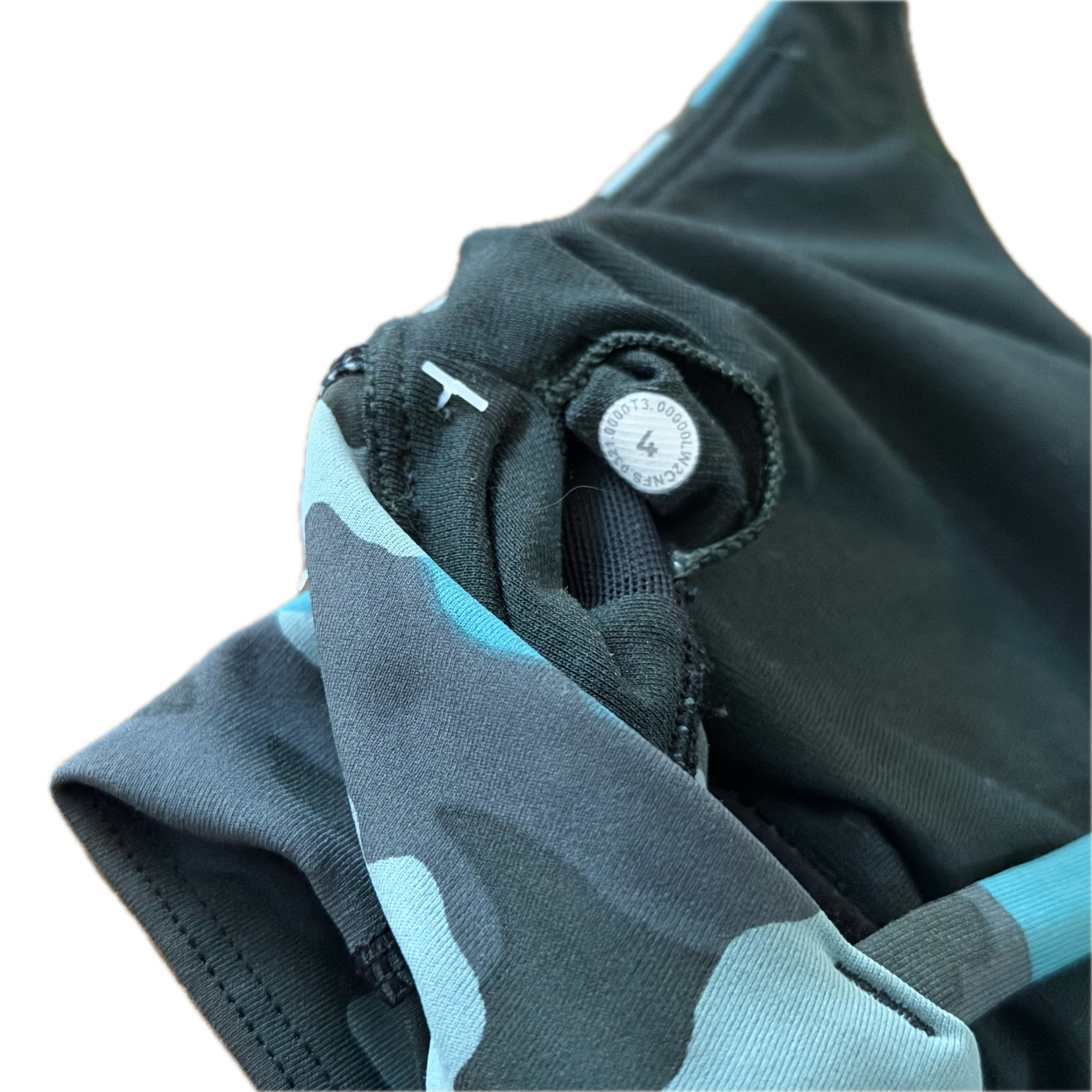Top talla 4 camo azules