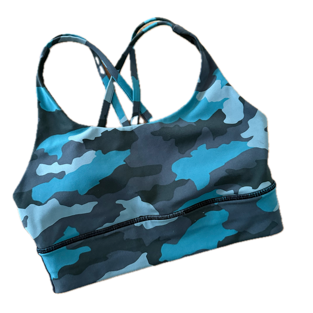 Top talla 4 camo azules