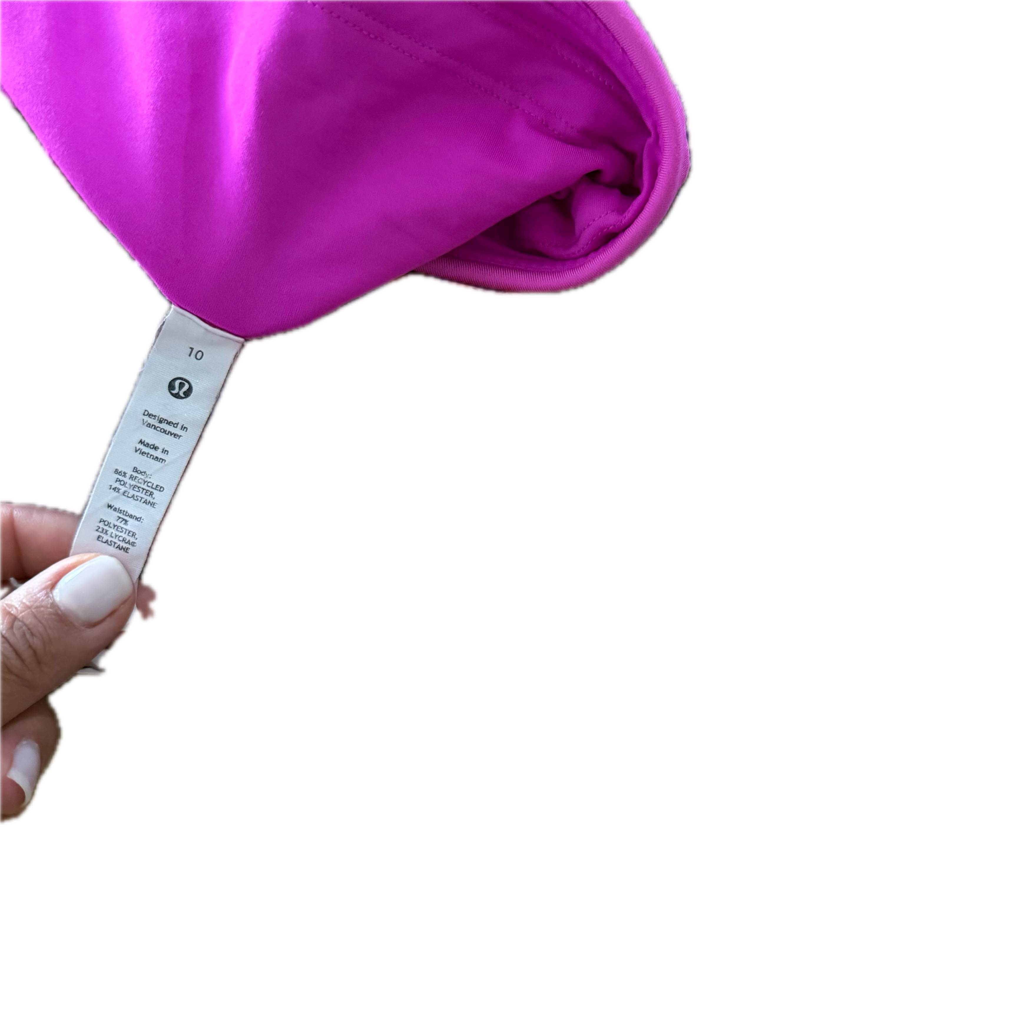 Falda Lululemon talla L print rosas