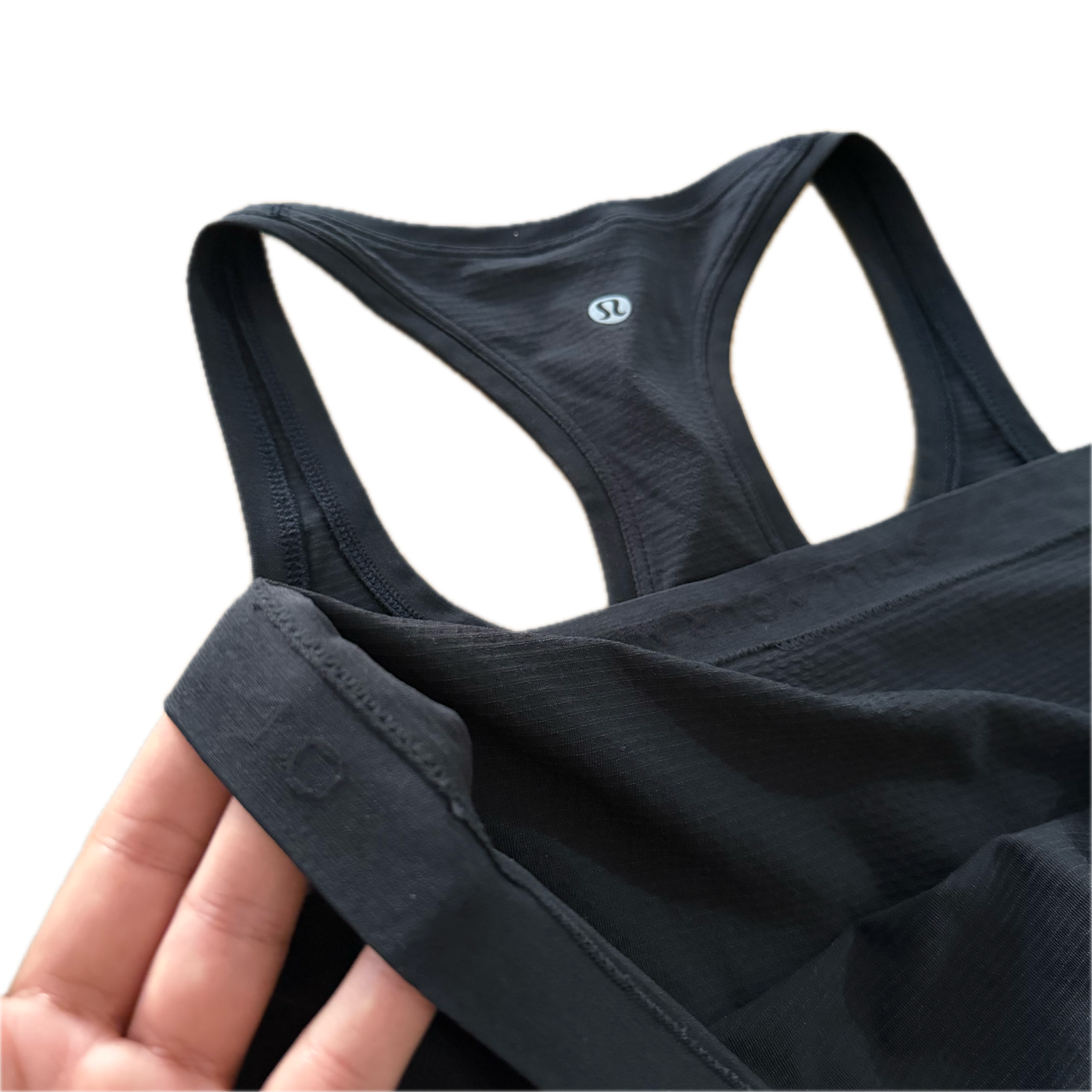 Tank Lululemon L negra