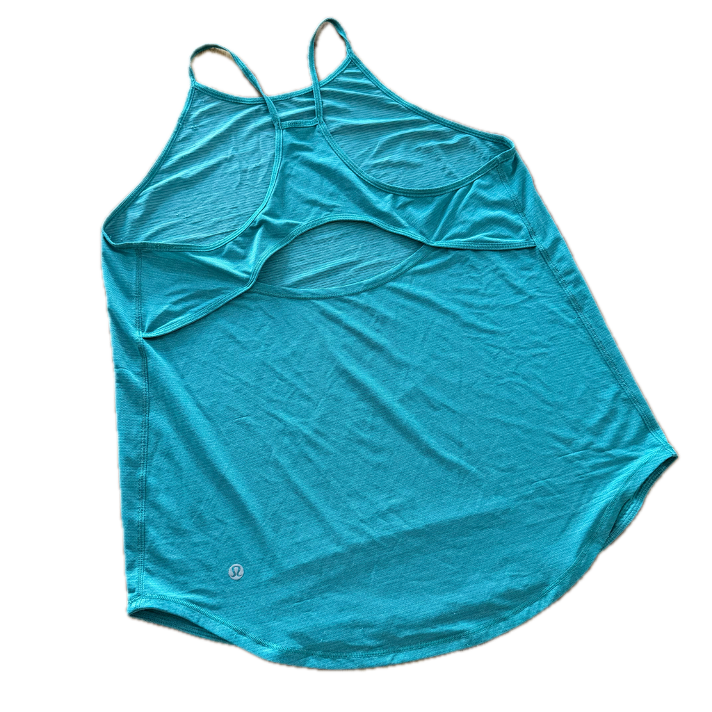 Tank Lululemon talla L azul fosfo