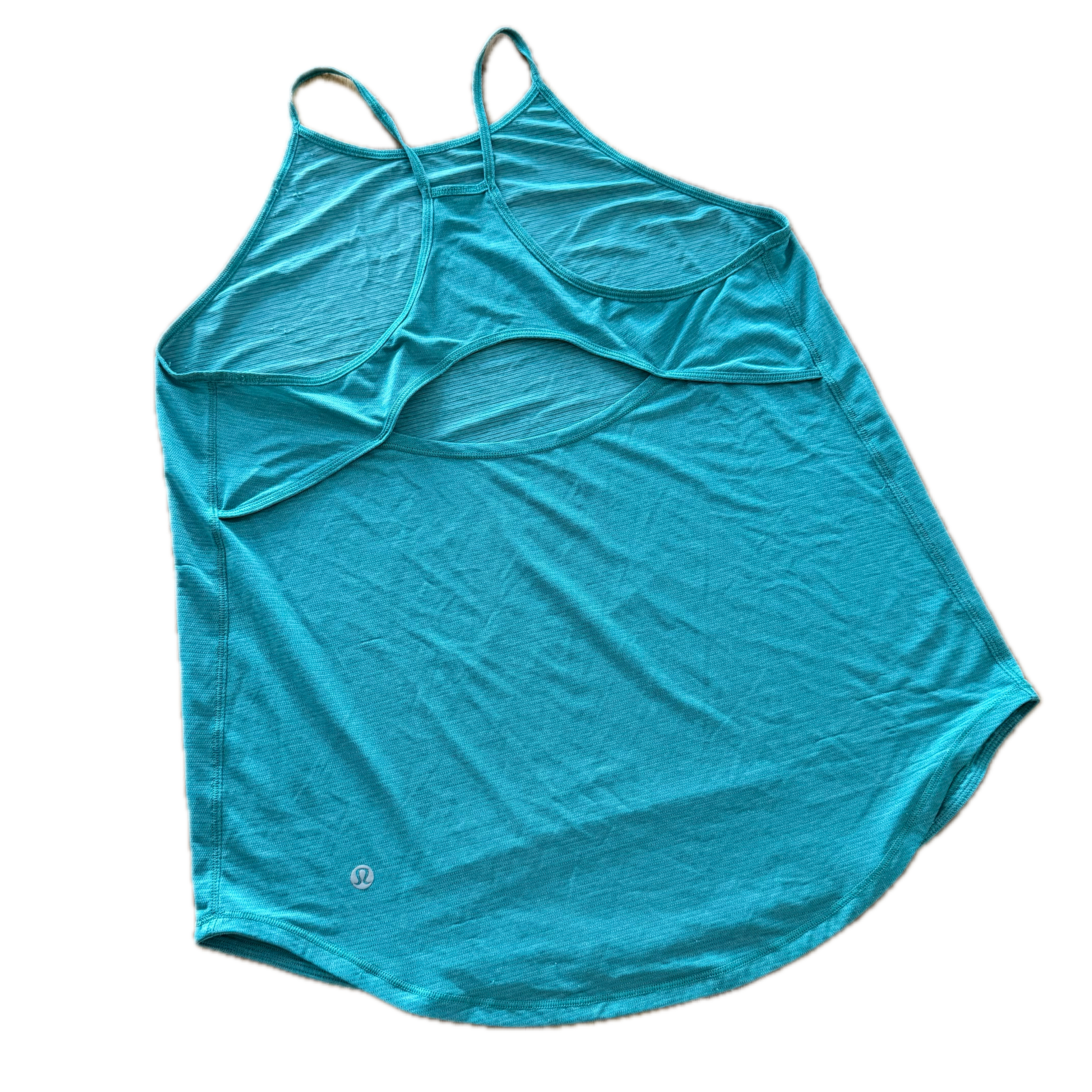 Tank Lululemon talla L azul fosfo