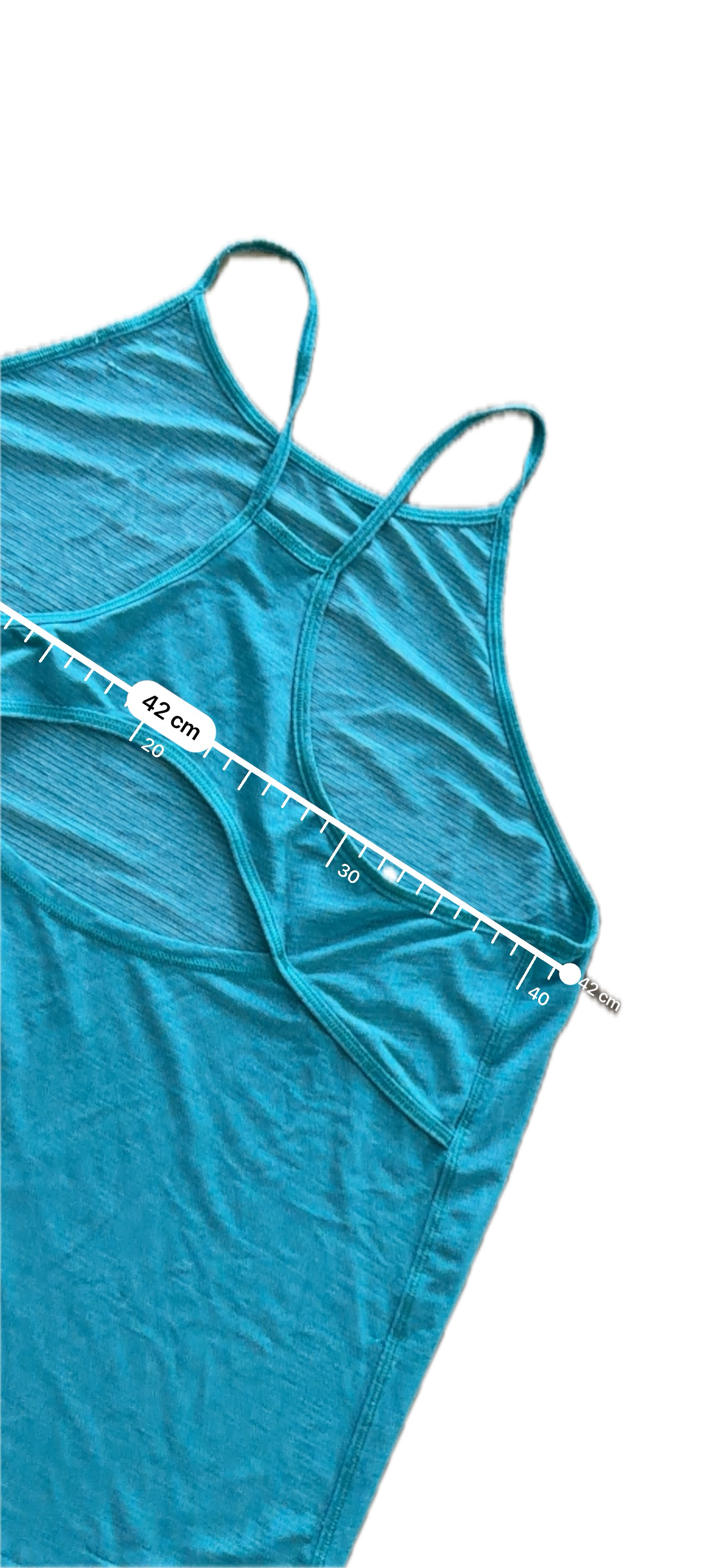 Tank Lululemon talla L azul fosfo