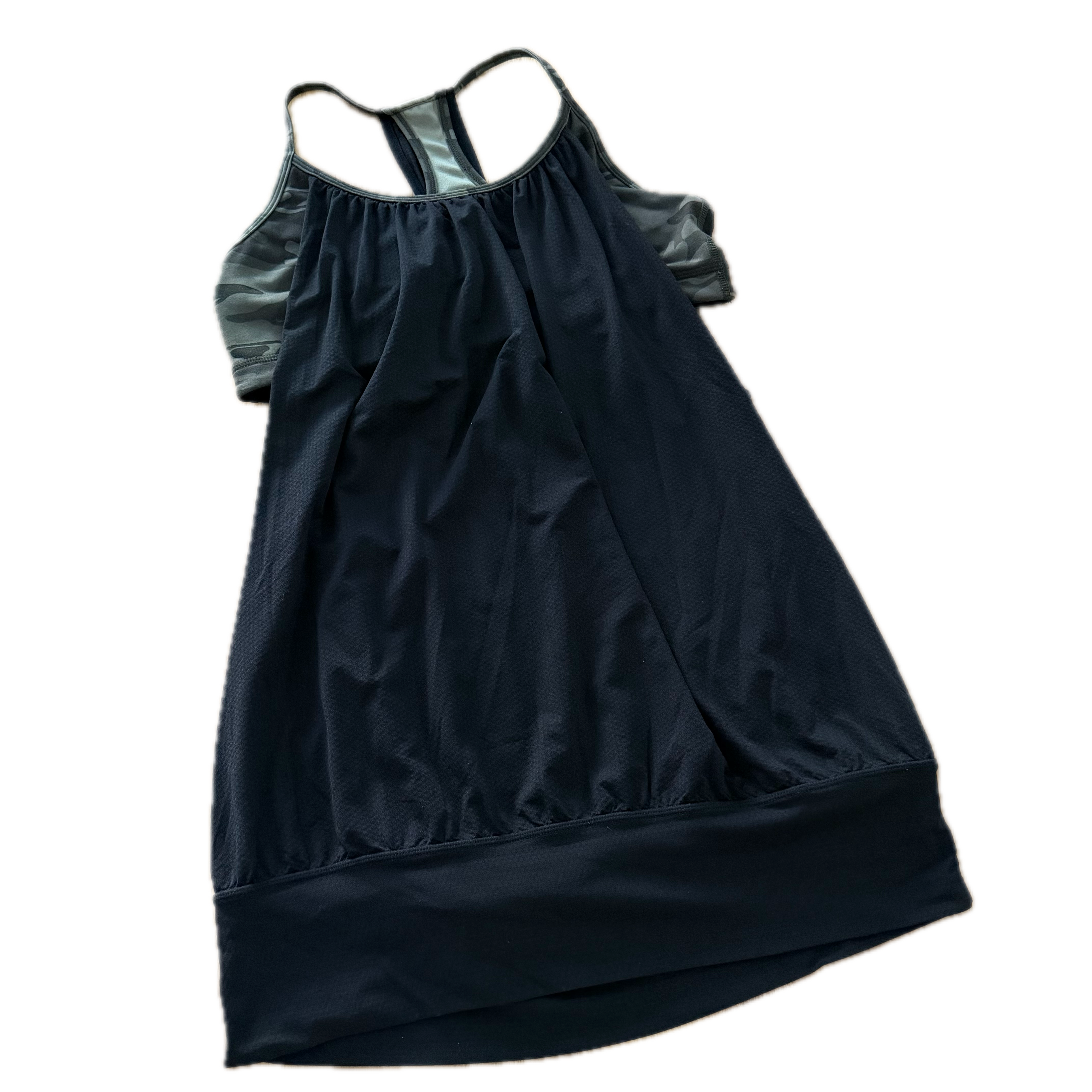 Tank top Lululemon talla XL negra top verde