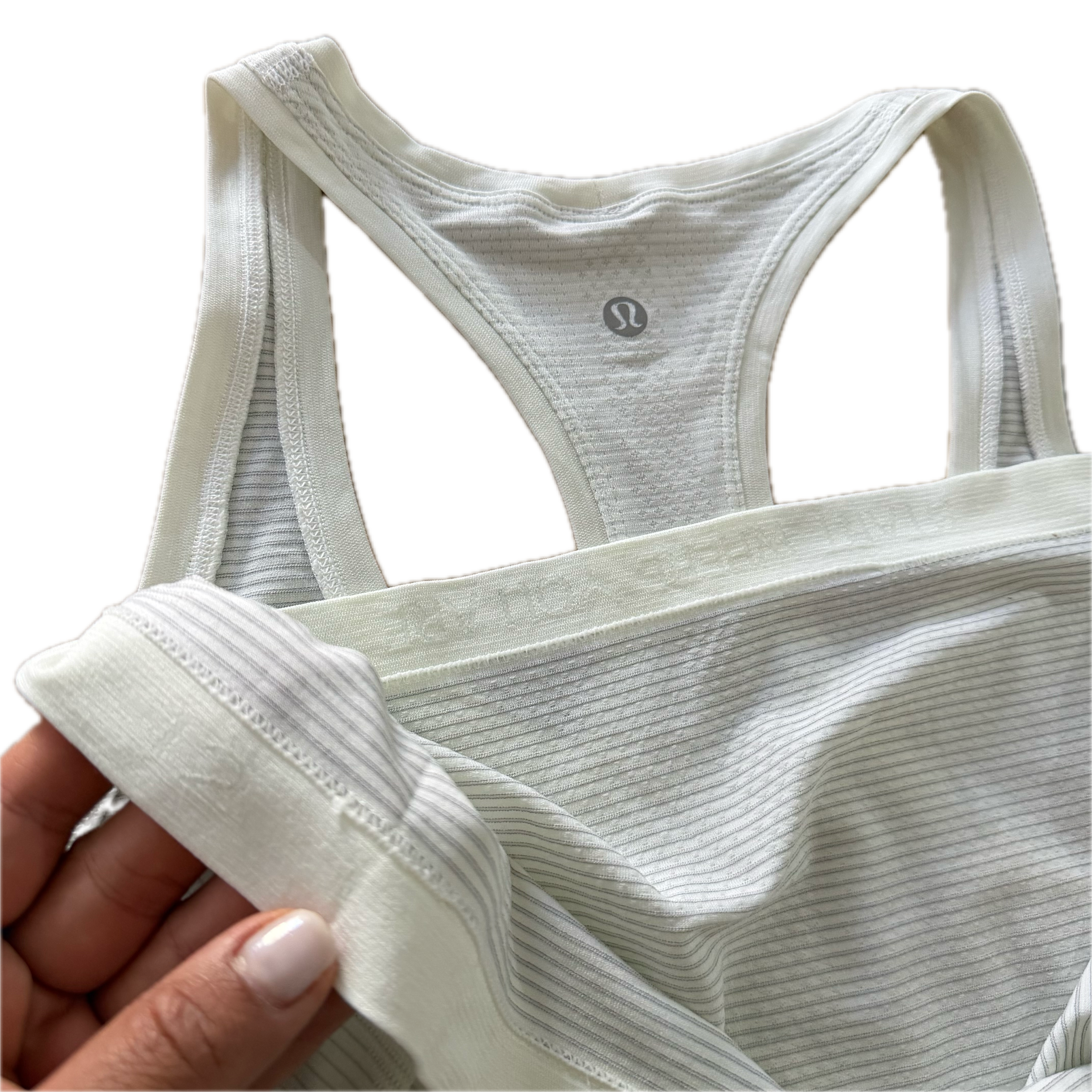 Tank Lululemon talla XL blanca