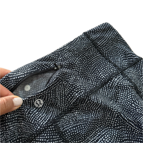 Legging talla 12 print puntitos y negro