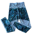 Legging talla 4 azul estampado