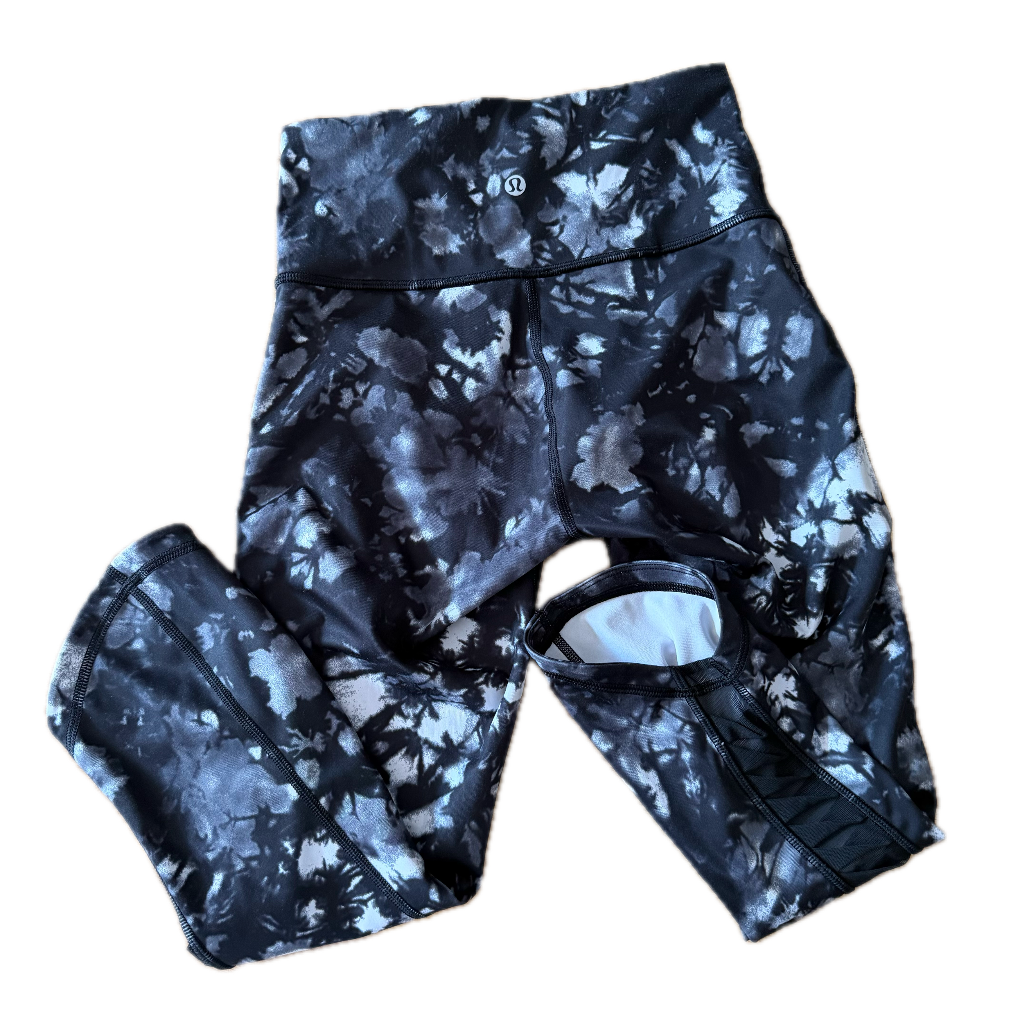 Legging talla 4 estampado negro y blanco